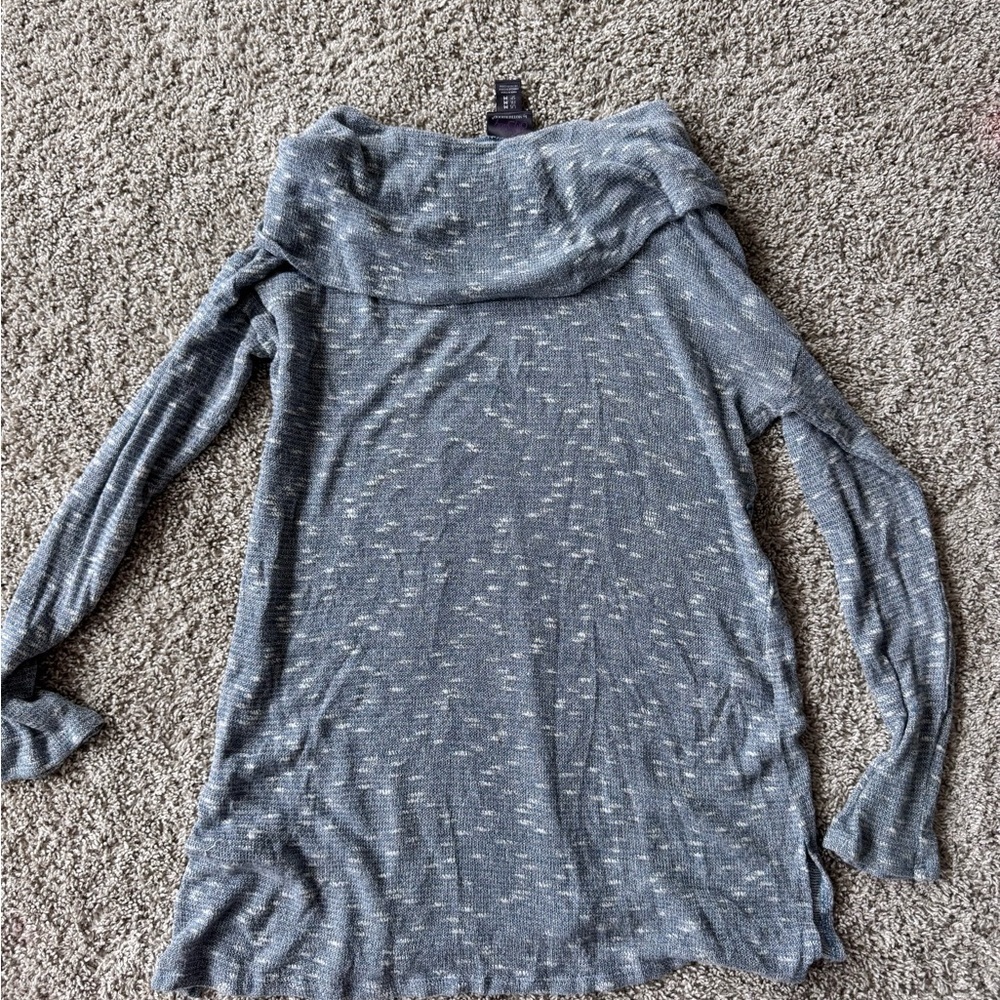 Motherhood Heathered Cowl Neck Sweater long sleeve maternity top size medium - Picture 10 of 10